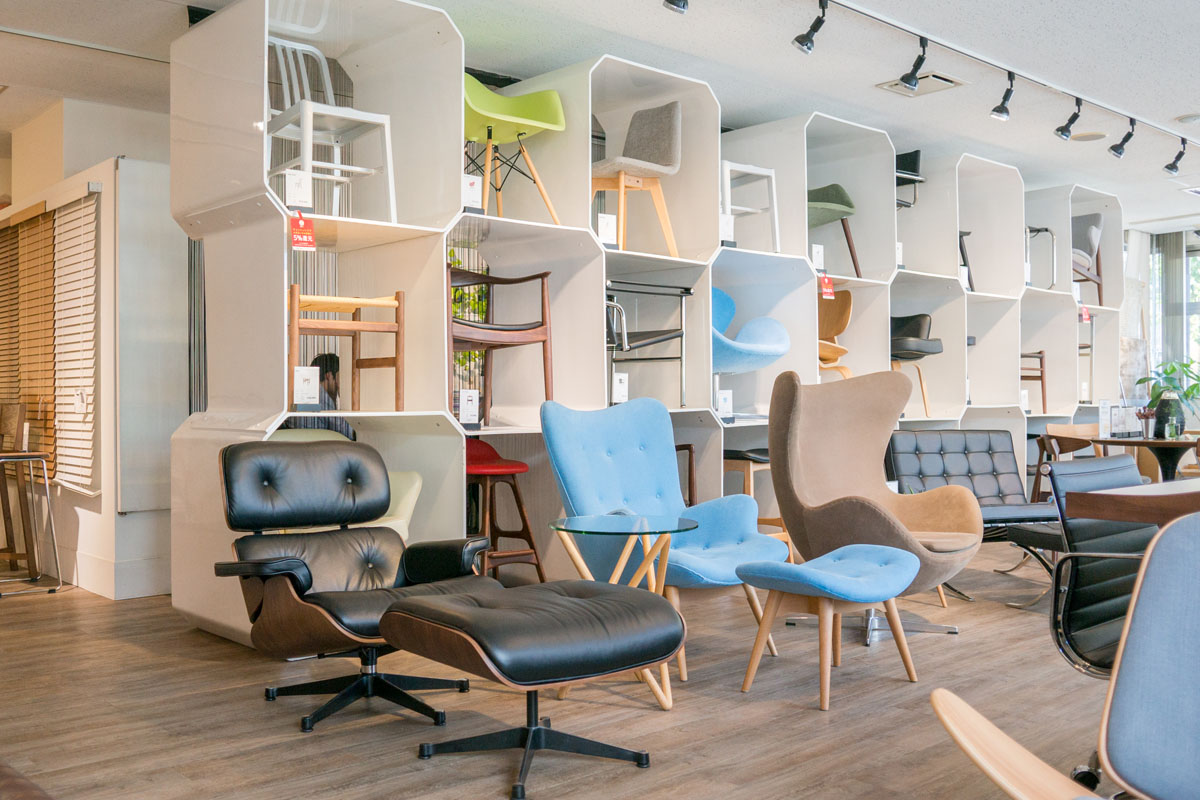 E-comfort東京ショールームの店内