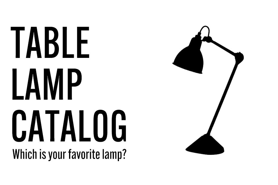 価格や機能から比較できるH.L.D. TABLE LAMP CATALOG