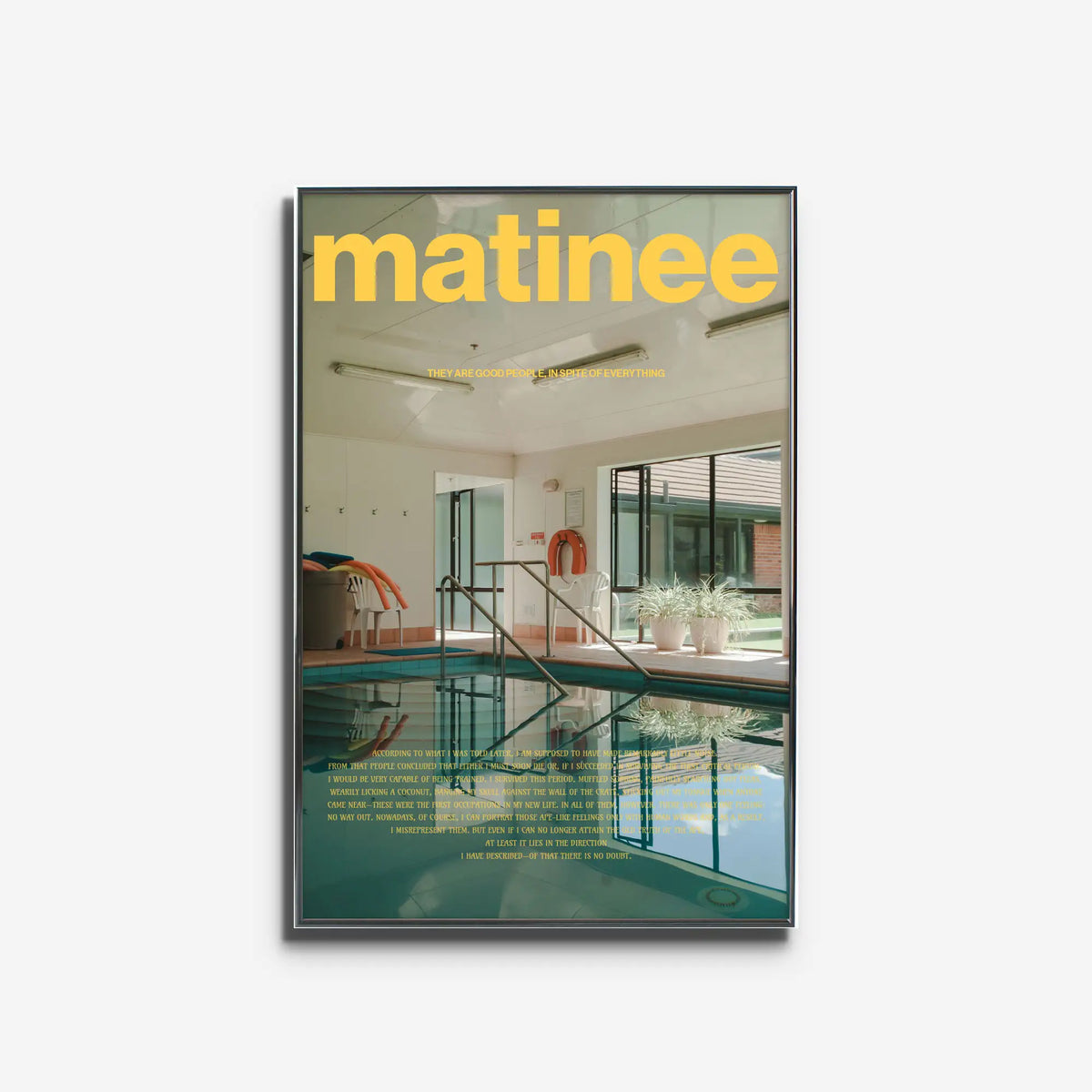 Matineeモダンアートポスター
